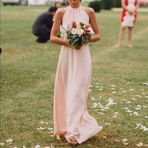 ASOS Blush Halter Dress